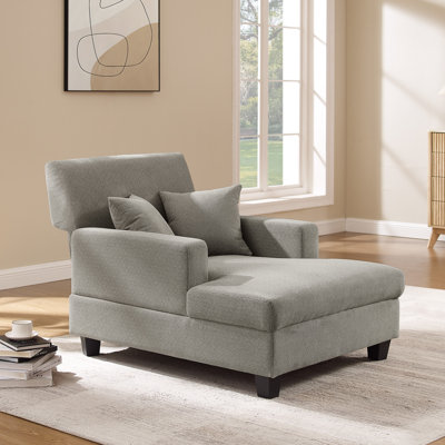 Monroeville 37" W Upholstered Chaise Lounge