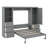 Queen-Size Murphy Wall Bed With Additional Wardrobe Space-1301141382
