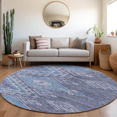 Tapis intérieur / extérieur bleu Harmony 