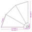 New Patio Balcony Side Awning Collapsible Garden Multi Sizes Multi Colours-412024902-412024909