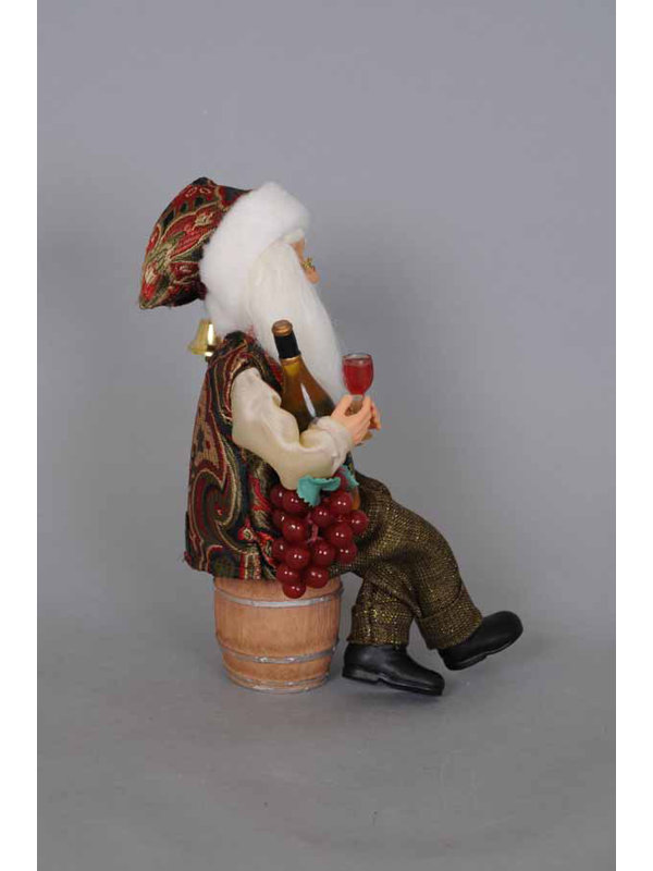 figurine à vin pour père noël Christmas