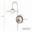 Briadale Glass LED Plug-in Armed Sconce