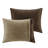 7 Piece Brown Faux Suede - King Comforter , Soft Texture Brown, Decorative Buttons-117416423-117416424