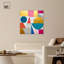 Art mural abstrait géométrique sur toile de luxe géométrique rétro par Art Remedy-104337425-104337423