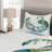 Peacock Eclectic Polyester Coverlet-192424841