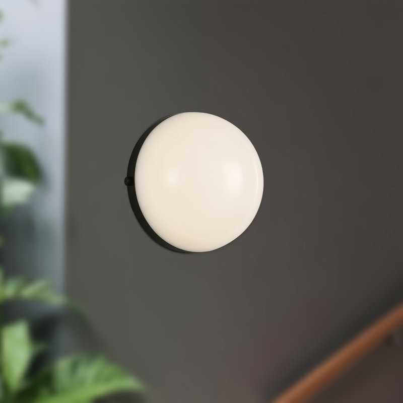 Globo 1 - Light LED Flush Mounted Sconce, Satin Gold