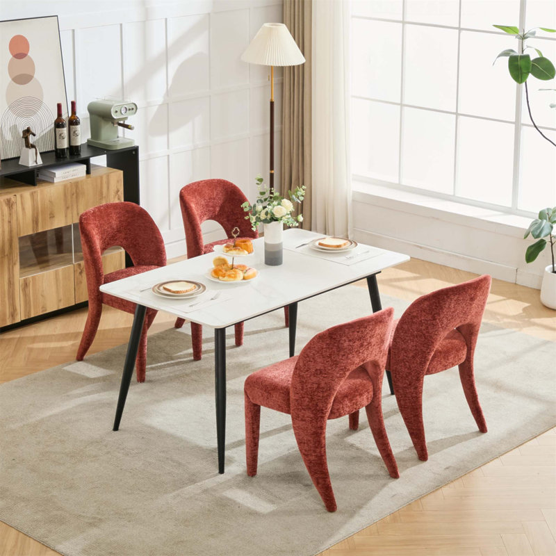 Chaises de salle à manger, Rose