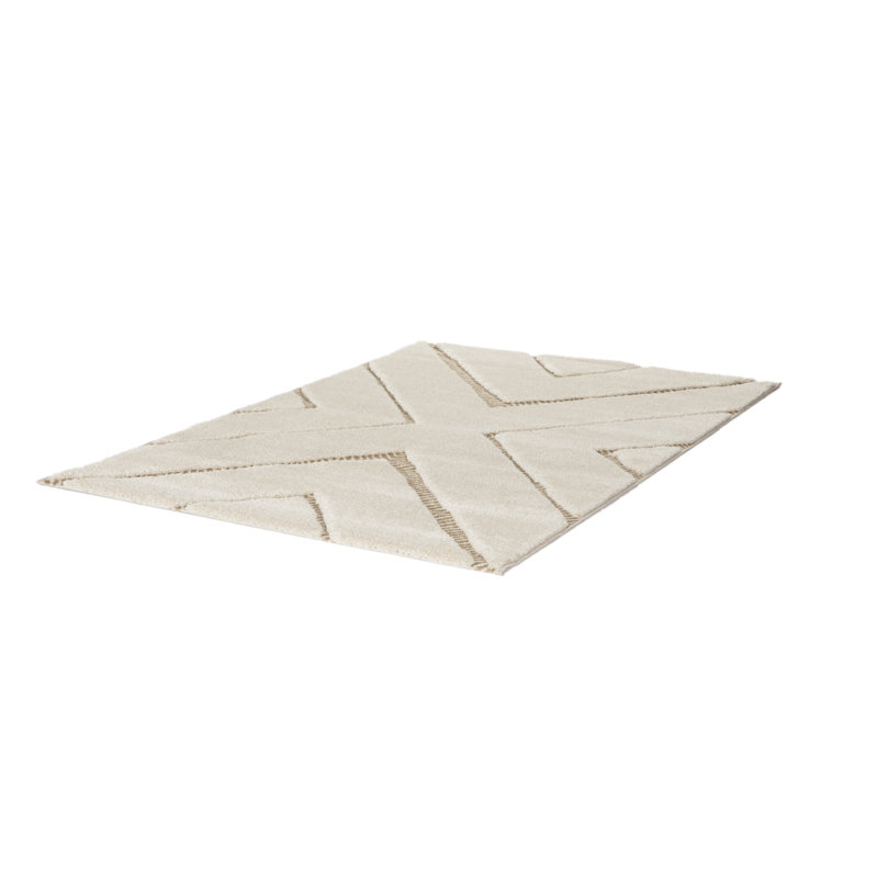 Nikki Geometric Shag Area Rug, Rectangle 200 x 290cm