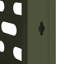 Olive Green Metal 110 X 50 X 80 Cm Air Conditioning Unit Cover