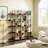 [VIDEO] 5 Tier Bookcase Home Office Open Bookshelf, Vintage Industrial Style Shelf With Metal Frame, MDF Board (Old Sku:WF286176AAT/N725P247766T)-1296495904