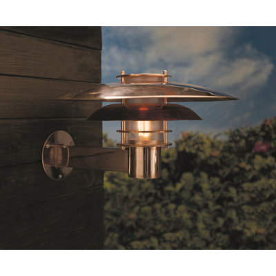 Seren 22cm H Outdoor Armed Sconce