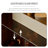 19.68"Black Walnut Solid Wood Glass Wine Cabinet, Modern Luxury Tall Display Cabinet