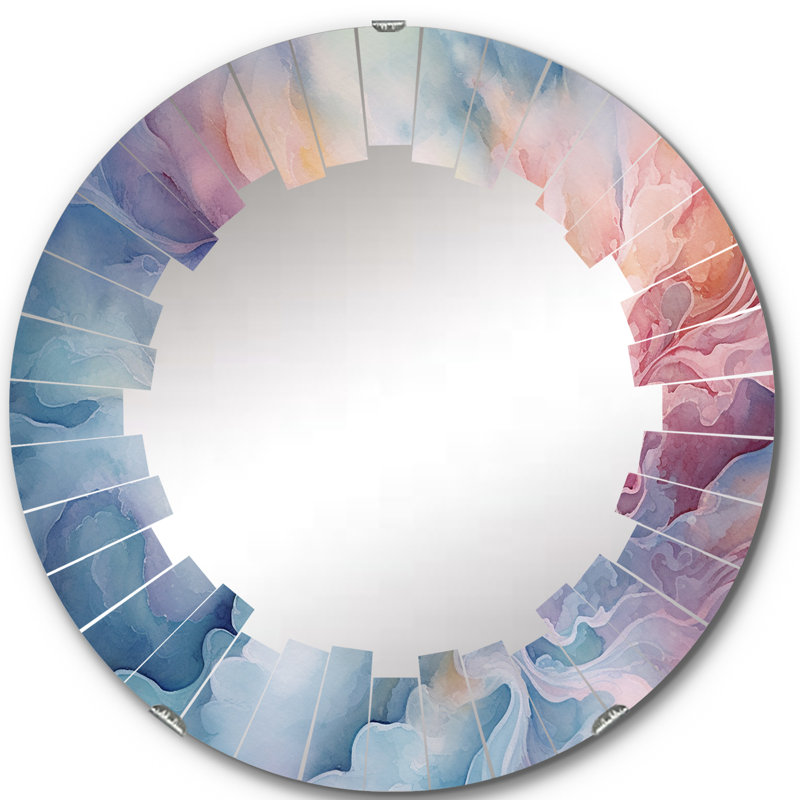 Miroir mural rond Biddie, 24 po x 24 po