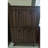 Medieval-Style Modern Shoe Cabinet, Upright Shoe Storage Unit With Vertical Grooved Finish, 23.6-Inch Walnut-Colored Shoe Cabinet, Suitable For Hallways, Passageways And Entrances.