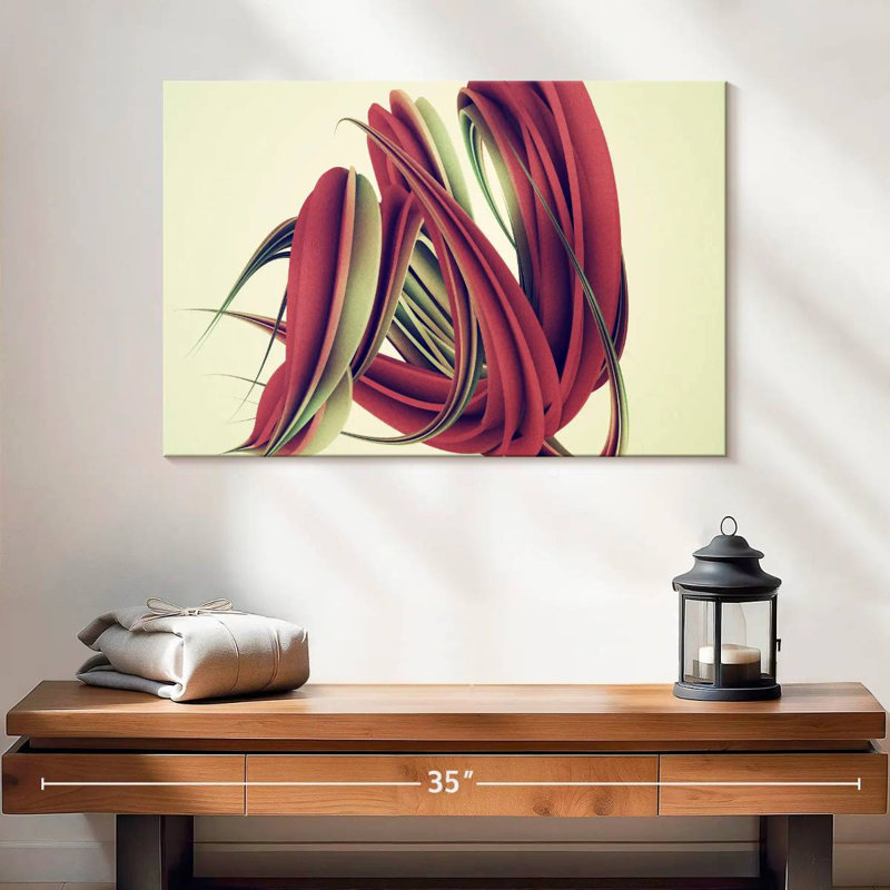 Avery Abstract Twisted Shape, 16" H x 24" W