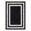 Tapis en cuir de vache patchwork avec cadre noir_3 x 5 pi-1116755967