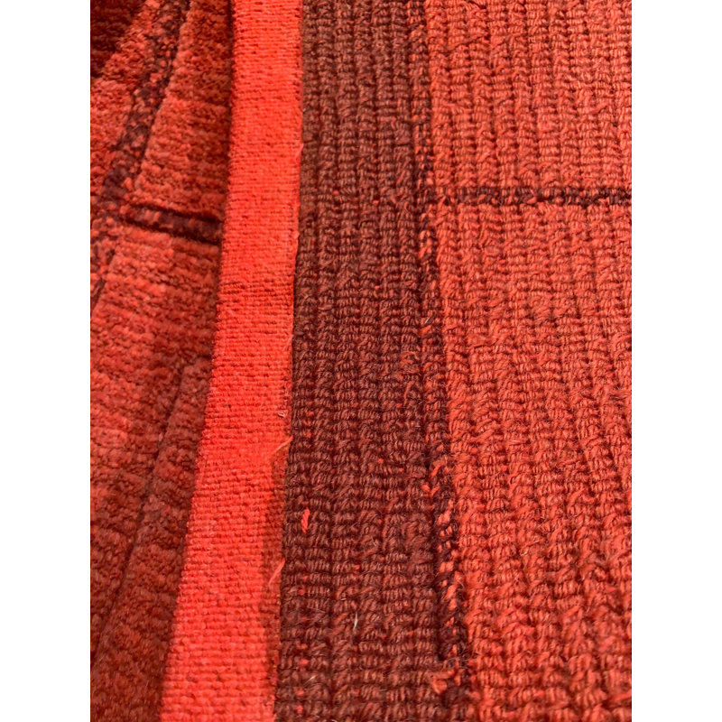 Geometric Area Rug in Red