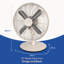 Russell Hobbs RHMDF1201WDW 12" White Scandi Style Desk Fan-103023923