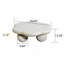 Table basse de 35 pouces en forme de nuage avec pieds arrondis, idéale pour un décor moderne et minimaliste, sécuritaire pour les enfants et les animaux domestiques.-2142603547