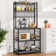 Pettey 31.5" Baker's Rack with Microwave Compatibility and Power Outlet