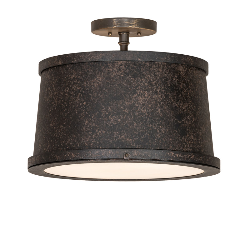3 - Light Semi Flush Mount