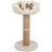 TRIXIE Boho 32" Cat Tree with Jute Scratching Post, Plush Platform with Removable Cat Bed, Thick Heavy Base Plate