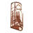 Jaira Steel Flush Mounted Sconce