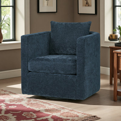 Fauteuil demi-tonneau pivotant