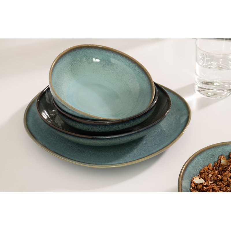 Villeroy & Boch Lave Dinner Plate, Glacier Blue