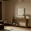 Damari Console Table-Medium Brown Limba