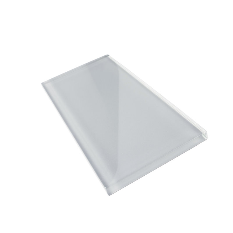 Apollo 6'' x 3'' Glass Subway Wall Tile, Gray