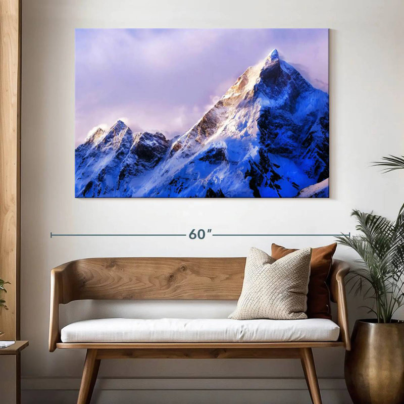 Sommet du Mont Everest à Alvord, H 34 po x l 51 po