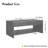 Abdel 39.4" W Mid Century Modern Rectangular Coffee Table-551208163