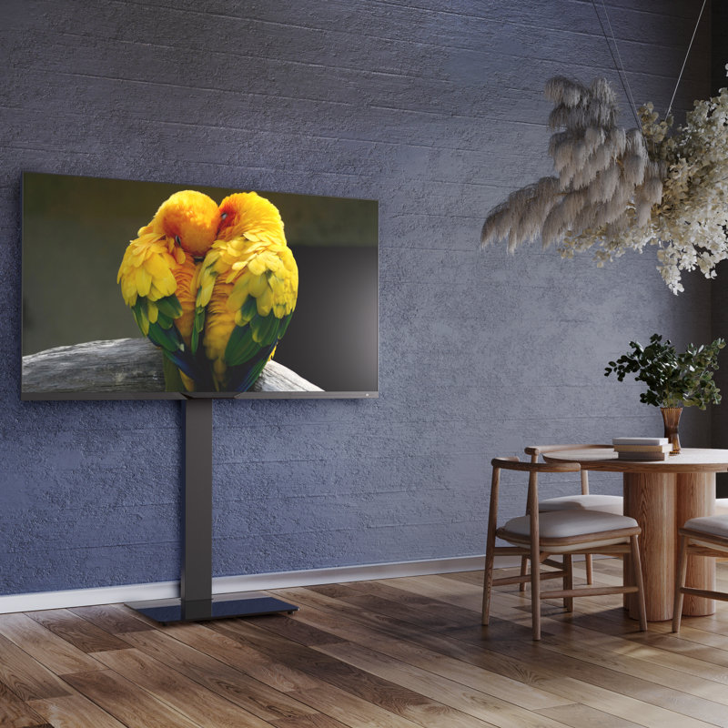Support de meuble télé ProMount pour téléviseur de 32 à 75 po, réglable en hauteur avec pivot