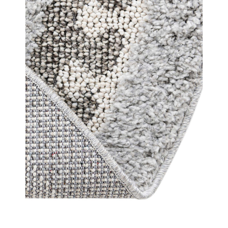 Jerris Geometric Indoor Rug, Round 5'3"