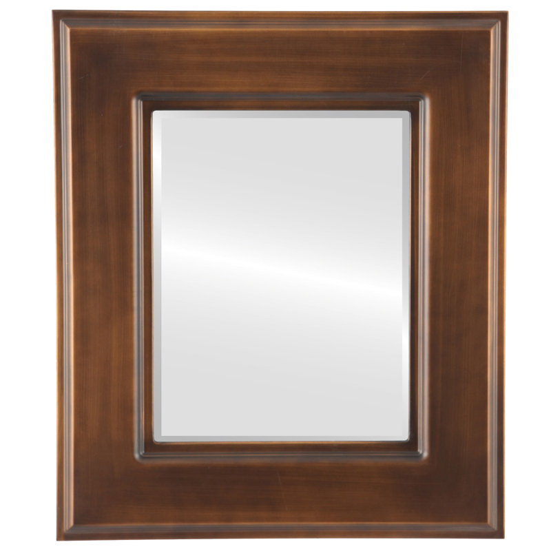 Miroir décoratif biseauté traditionnel Woodley, 23 po x 19 po