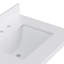 Ariel Monroe 61 Inch Double Rectangular Sink Bathroom Vanity With Pure White Quartz Countertop In White-105988839