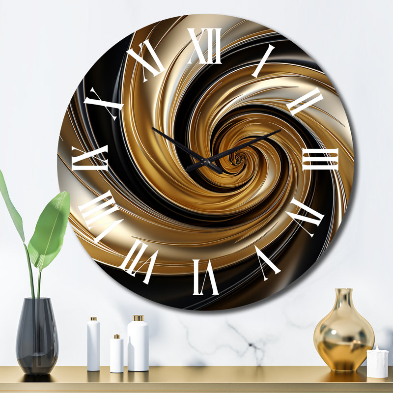 Horloge murale abstraite, Grand