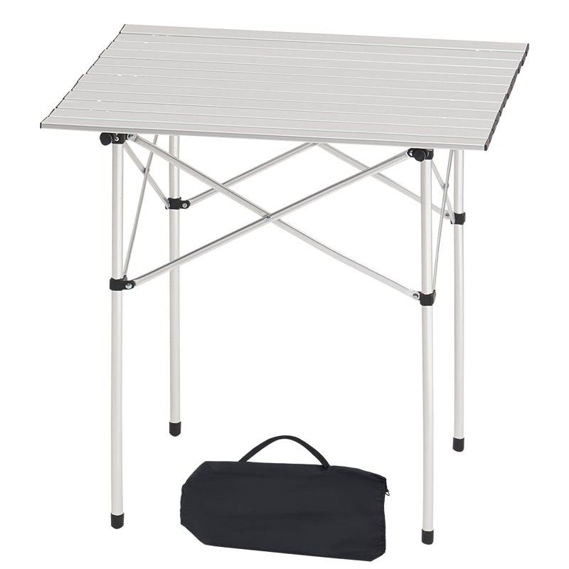 Table de camping pliante en aluminium