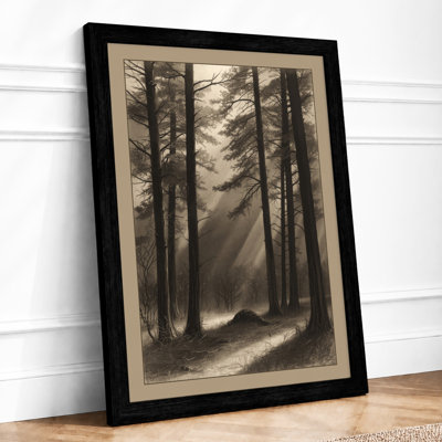 Path Into Mist Scandinavian - Print