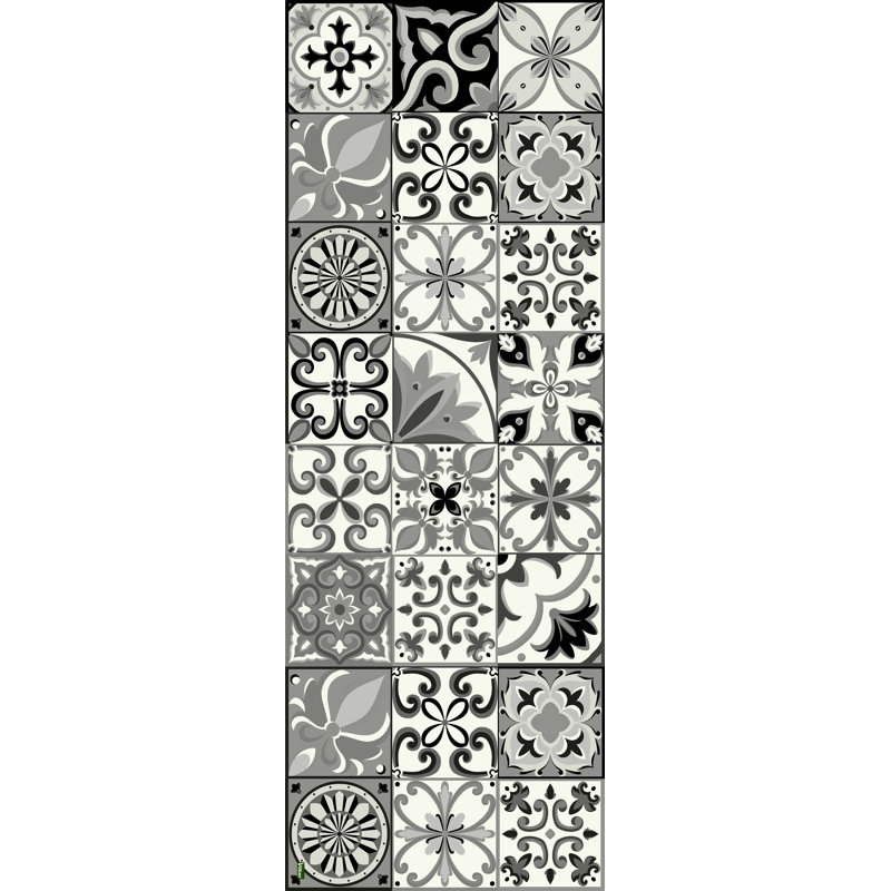 Littell Geometric Area Rug, Runner 78 x 225cm