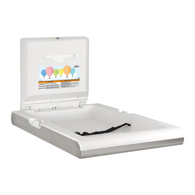 Saniflow Vertical Antimicrobial Changing Station with Safety Straps