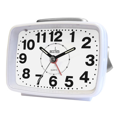 Titan 2 Non-Ticking Alarm Clock with Snooze & Light