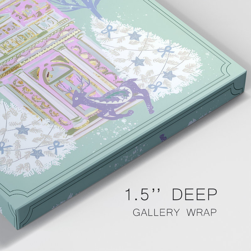 Winter Winter IV sur toile, H 18 po x l 12 po x P 1,5 po