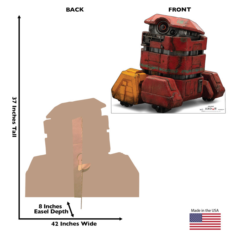 B2EMO Lifesize Cardboard Cutout from Star Wars Andor