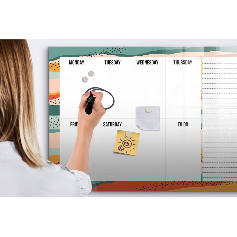 Magnetic Glass Dry Erase Board