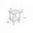 Outdoor Chaise Lounge Chair  with Side Table-1369704579