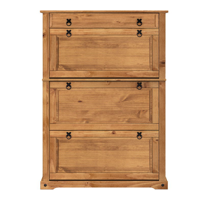 Bayhills Rectangle Accent Cabinet, Brown, Black