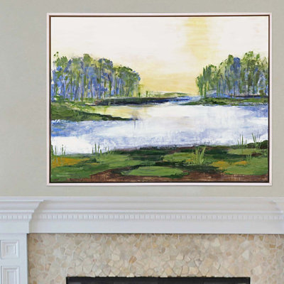 Ciresica The Studio Lazy Day by Jardine - Floater Frame Painting on Canvas