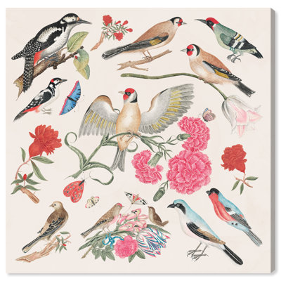 «Kurpaska Bird Sighting on Canvas» par Wynwood Studio Print